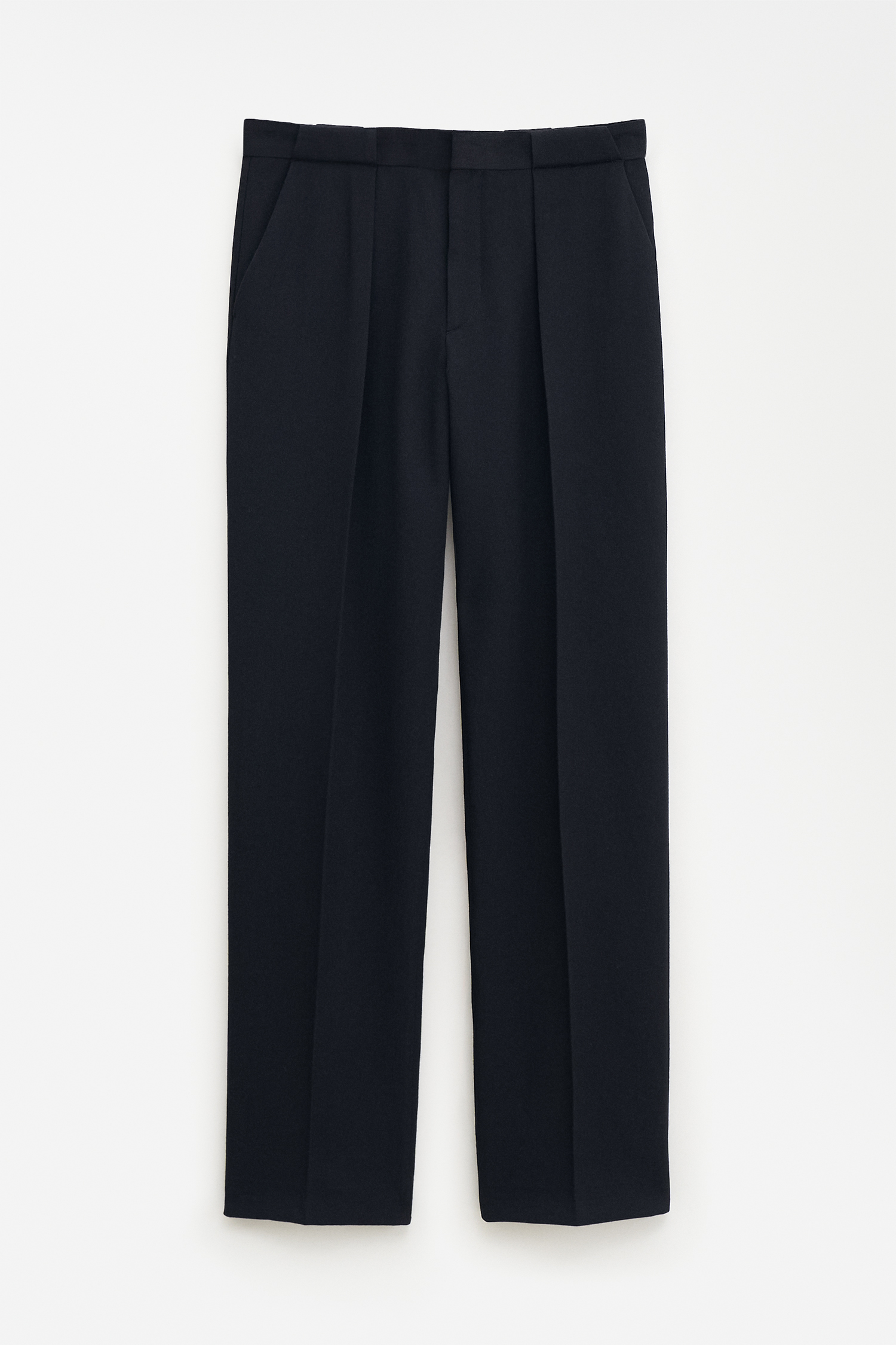 Filippa K Relaxed Pleated Trousers In Black